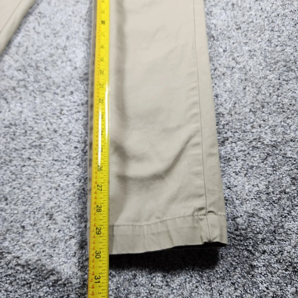 Banana Republic Aiden Chino Pants Mens 30x32 Tan Khaki Slim Fit Cotton Good